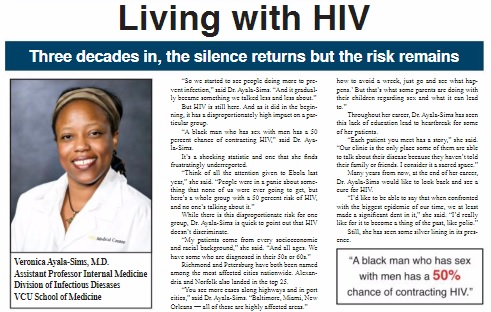 HIV advertorial